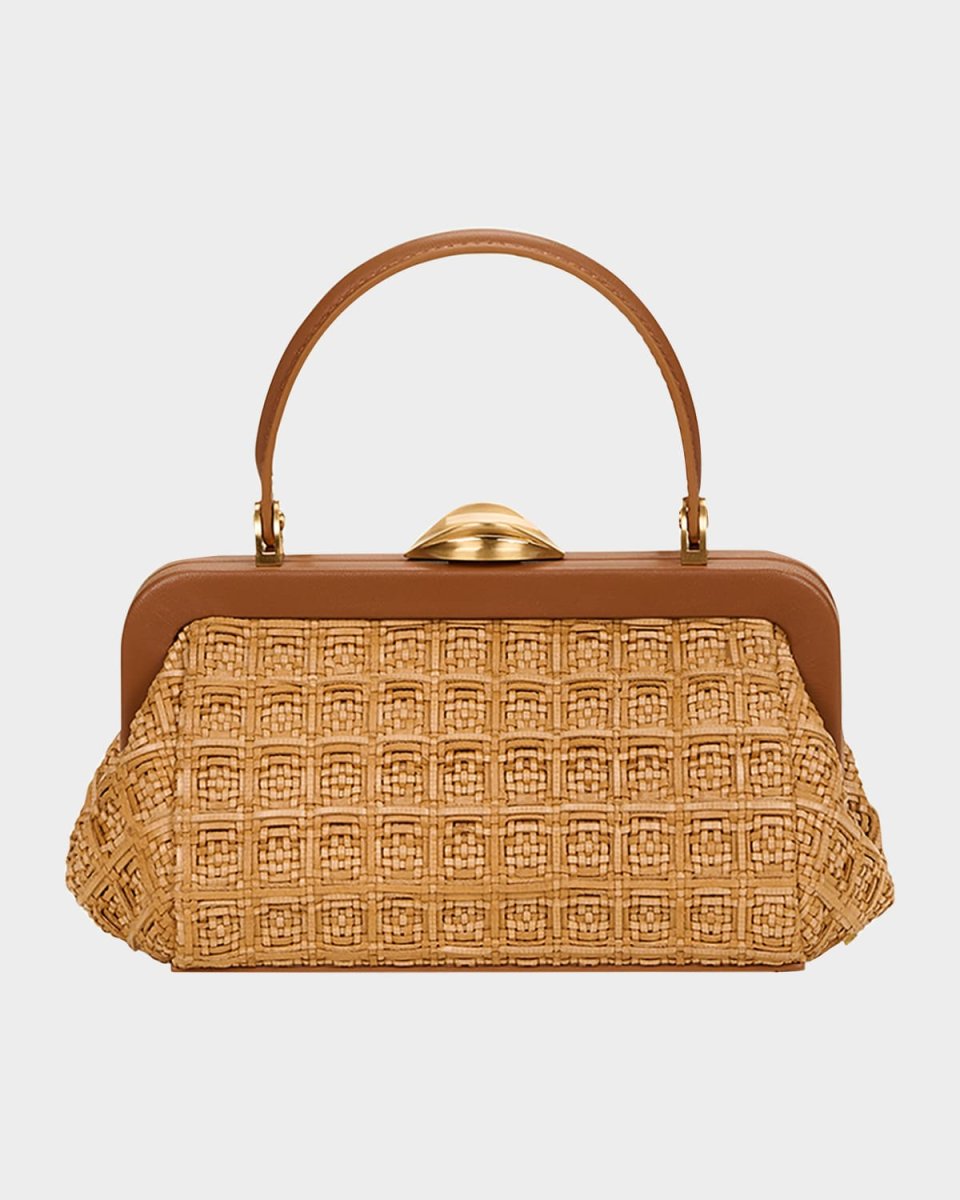 Zuma Frame Woven Crossbody Bag